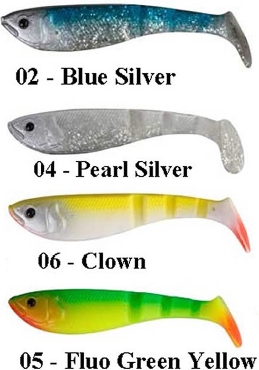 Savage Gear LB Soft 4play Shad Pearl Silver 11cm Pearl Silver