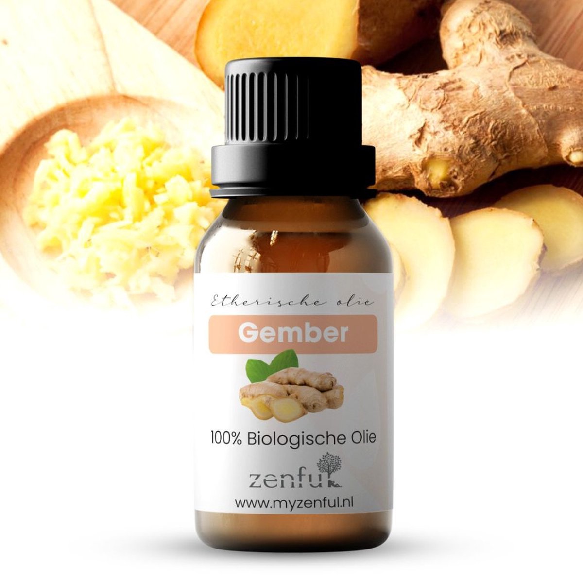 Goedkoopste Gember etherische olie - 100 Puur & Biologisch - 10ml