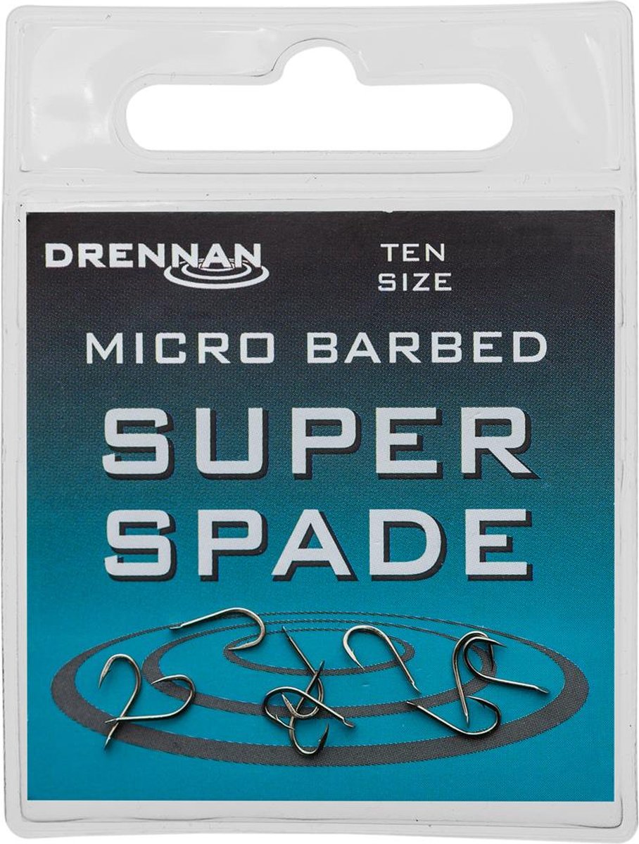 Drennan Super Spade Spade - Micro Barbed (10pcs) - Maat : 18