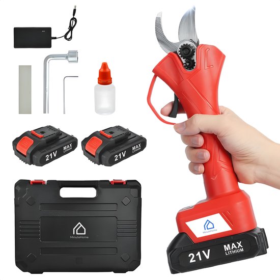88V 15000mAh Draadloze Elektrische Snoeischaar Snoeischaar Met 2PC