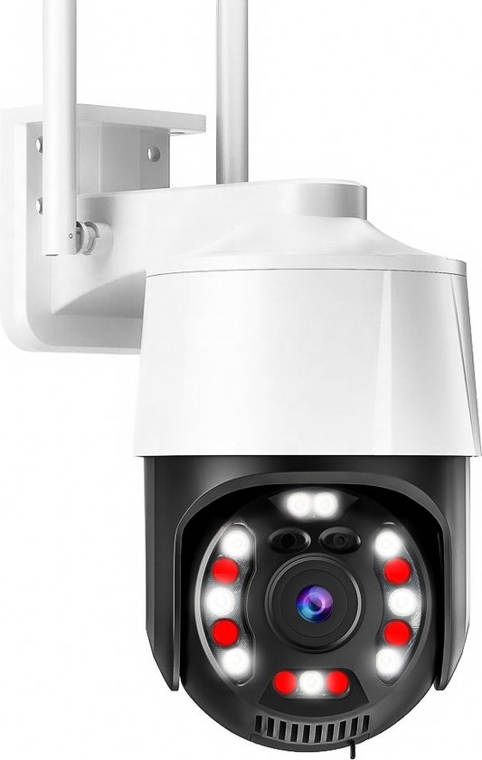 Foto: Camux cam visionx beveiligingscamera buiten ip66 3mp 2k camera buitencamera met nachtzicht wifi met app security camera