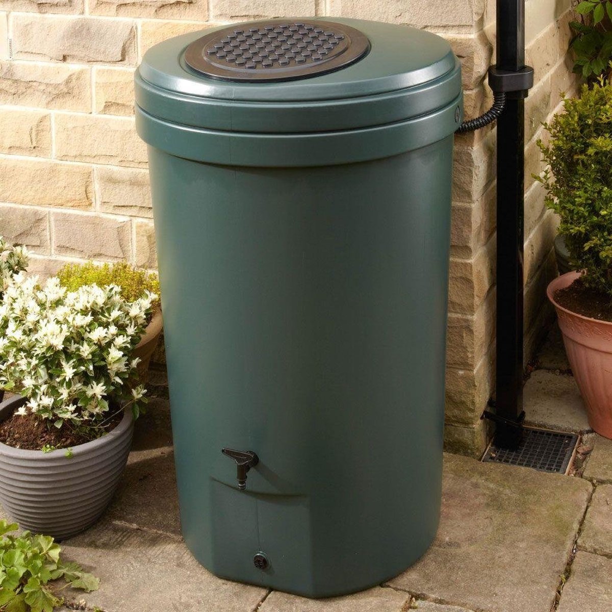 BOOXIES Regenton 350 liter Groen Bewatering