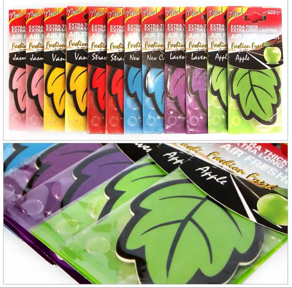 Goedkoopste Autohanger Deluxe - Geurhangers Auto - Langdurig - Verfrissend - Jasmijn - 2-pack