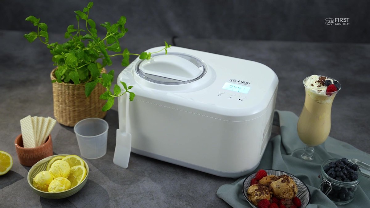 KUMIO Gelatiera Autorefrigerante, Gelatiera Con Compressore, Macchina