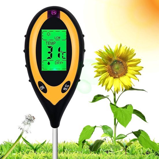 Boden pH Tester Bluetooth pH Bodendetektor Blumen  und Gemüse Boden Nährstoff pH