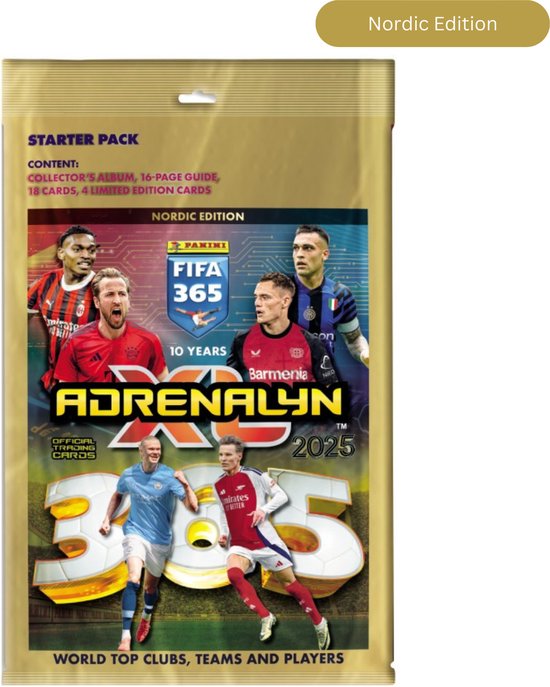 Foto: Starter pack panini adrenalyn xl fifa 365 nordic edition 2025