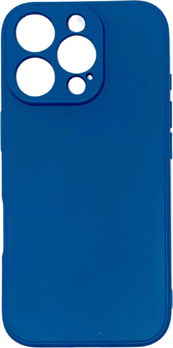 Smartphonehoes - telefoonhoesje - geschikt voor iPhone 16 Pro Max - oceaanblauw - flexibel