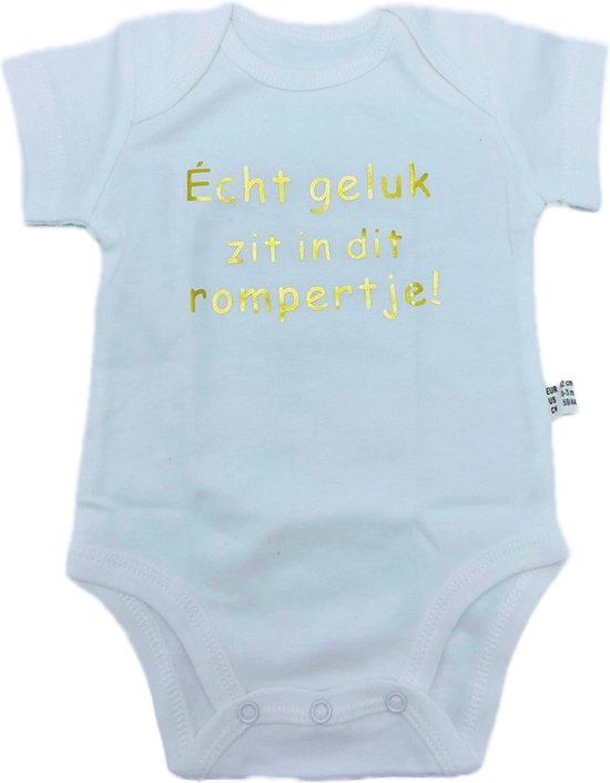 Kraamcadeau goud- kraamkado - met romper en babysneakers kraampakket - Rechtstreeks versturen als cadeau mogelijk van Foxy Feel. — afbeelding 3