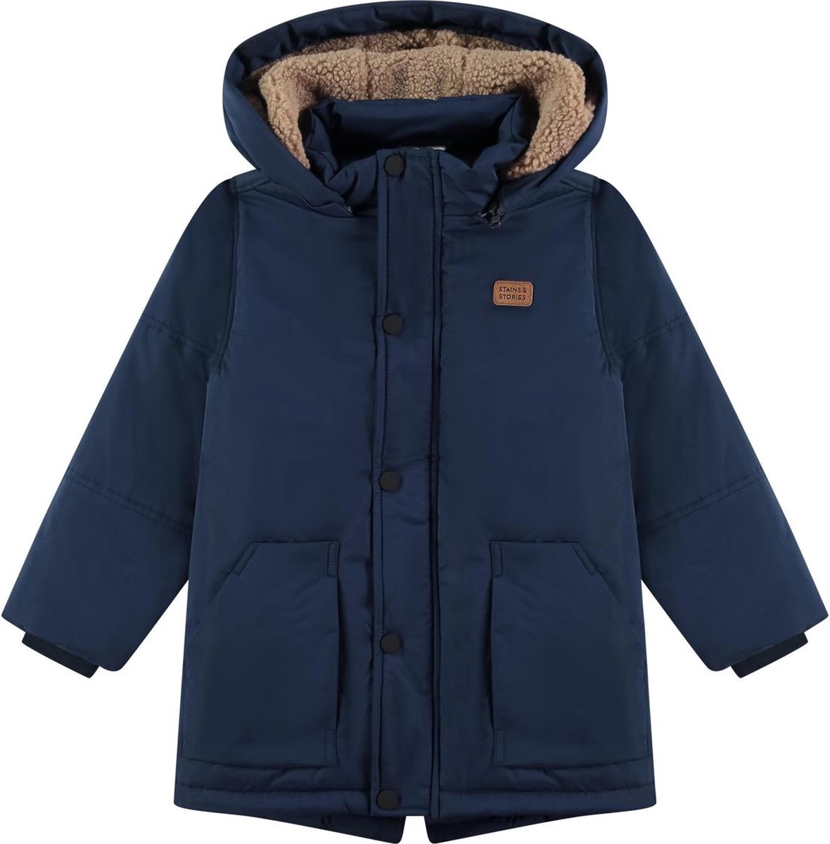 Stains & Stories boys winterparka Jongens Jas - Maat 92