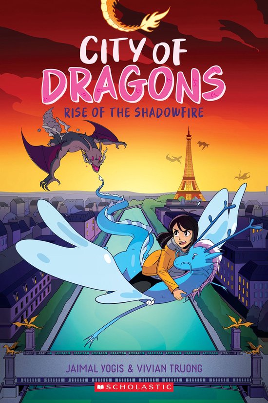 Rise of the Shadowfire: A Graphic Novel (City of Dragons #2) - cover