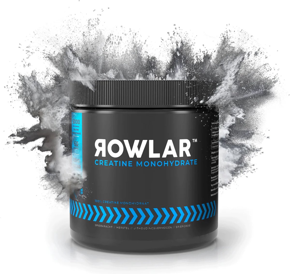 ROWLAR Creatine Monohydraat - Fitness supplementen - Fitness poeder
