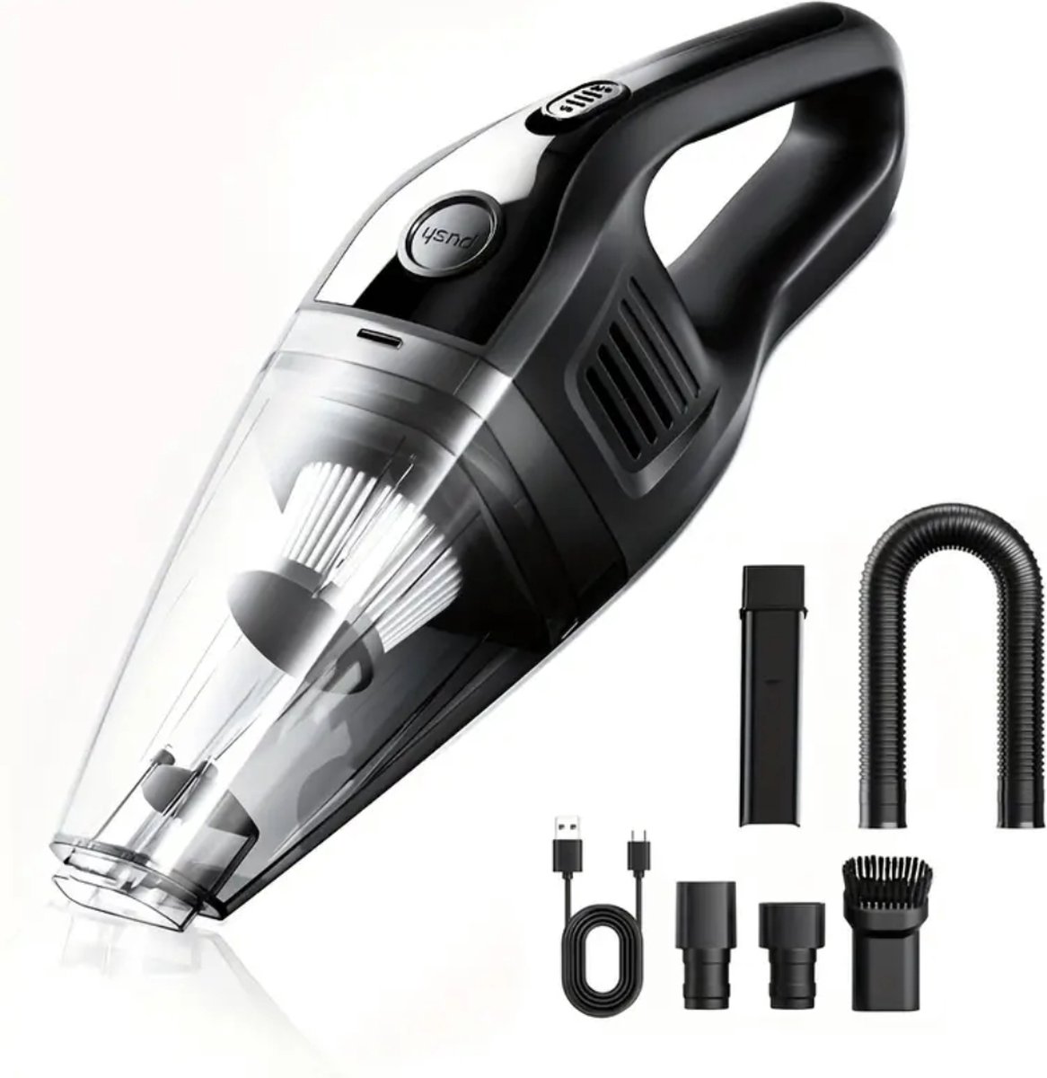 China Sourcing Pro Bovista Kruimeldief Snoerloos Zwart - afbeelding 2