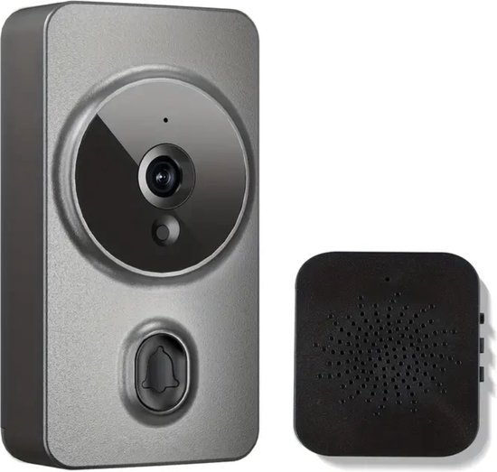 Bovista Videodeurbel Draadloos Met Camera En Wifi Grijs - Bovista - €79,95