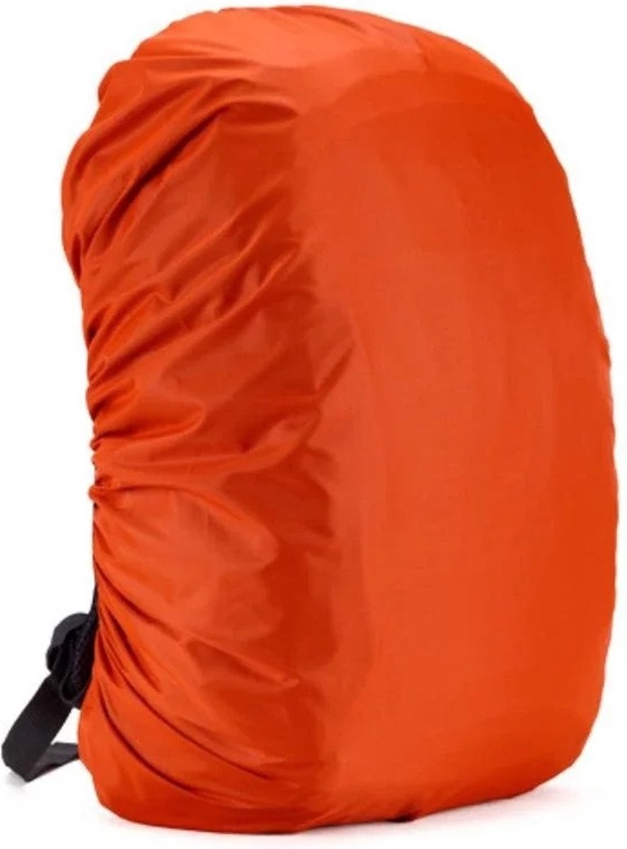 WiswGoods Premium Regenhoes Backpack 30 t/m 40 Liter - Regen Hoes Rugzak - Beschermhoes Rugzakken Waterdicht - Outdoor - Rood