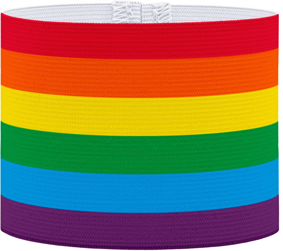 Aanvoerdersband "Regenboog" - Maat M
