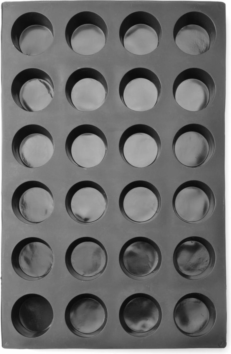 HENDI Siliconen bakvorm – muffin – antiaanbak – hittebestendig – 570x375x40 mm