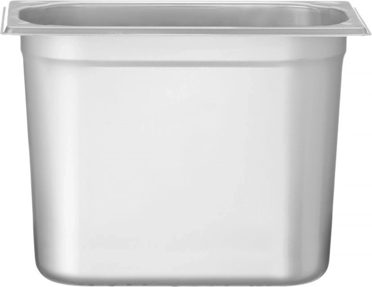 HENDI Gastronorm container – versterkte hoeken – 5,5L – roestvrij staal – 200mm