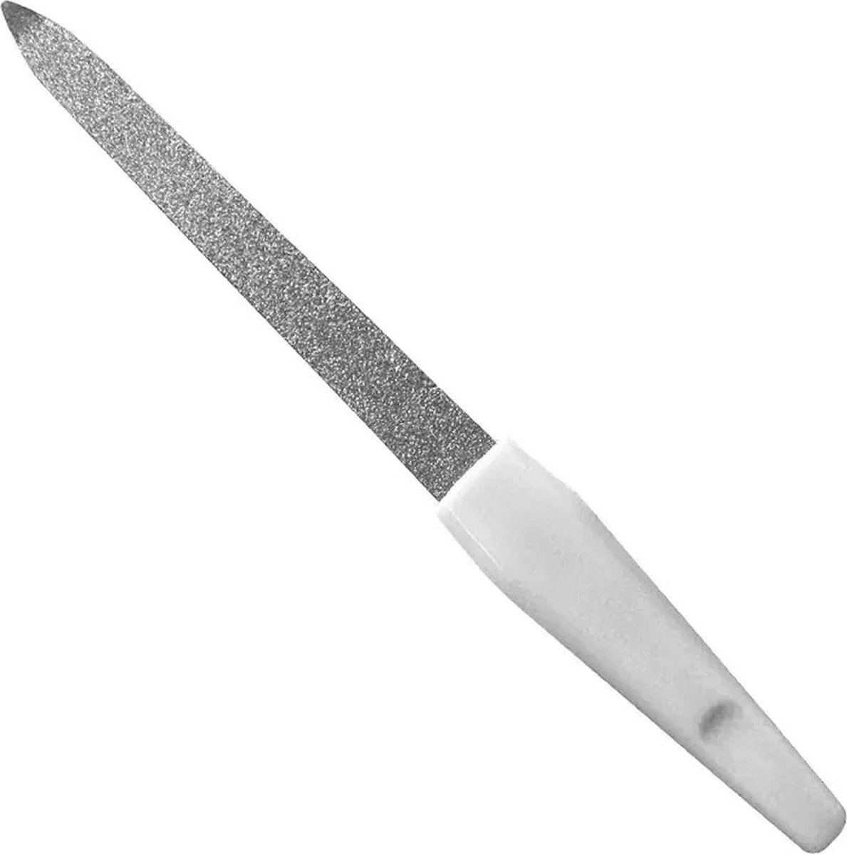 Goedkoopste WiseGoods Premium Nagelvijl - Nagelvijlen - Nagel Vijl - RVS - Nagelverzorging - Verzorging Nagels - Tools Kunstnagels - Wit