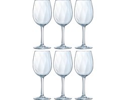 Top 10 wijnaccessoires en benodigdheden voor huiswijn 2026: Arcoroc Dolce Vina wijnglazen 360 ml, set van 6