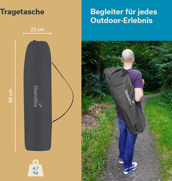 Skandika Moonchair XXL | Grote, comfortabele campingstoel, campingstoel