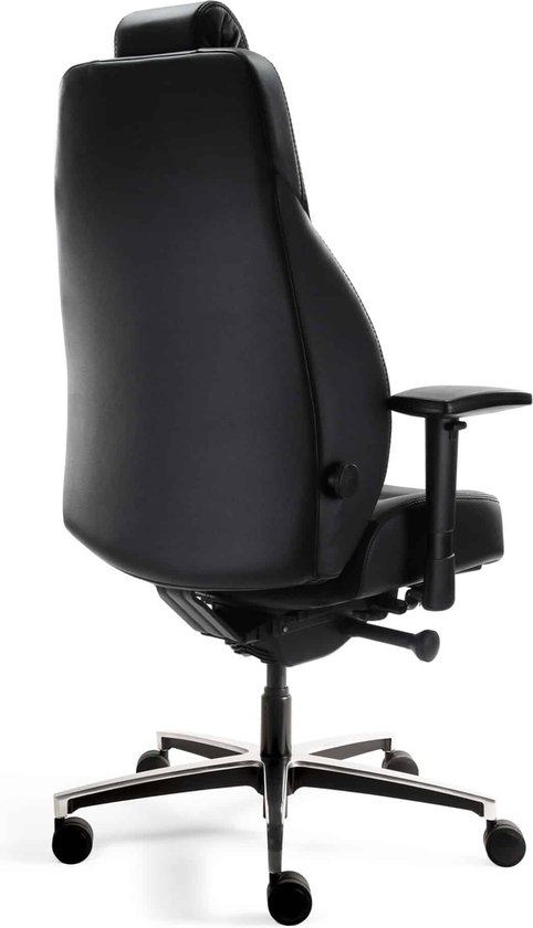 Chaise de bureau 24 heures A381, en cuir complet