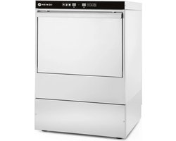 HENDI Elektronische vaatwasser – 3 wasprogramma's – roestvrij staal – 50x50 cm – 400V/6600W