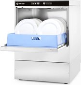 Bol.com HENDI Elektronische vaatwasser – 3 wasprogramma's – roestvrij staal – 50x50 cm – 400V/6600W aanbieding