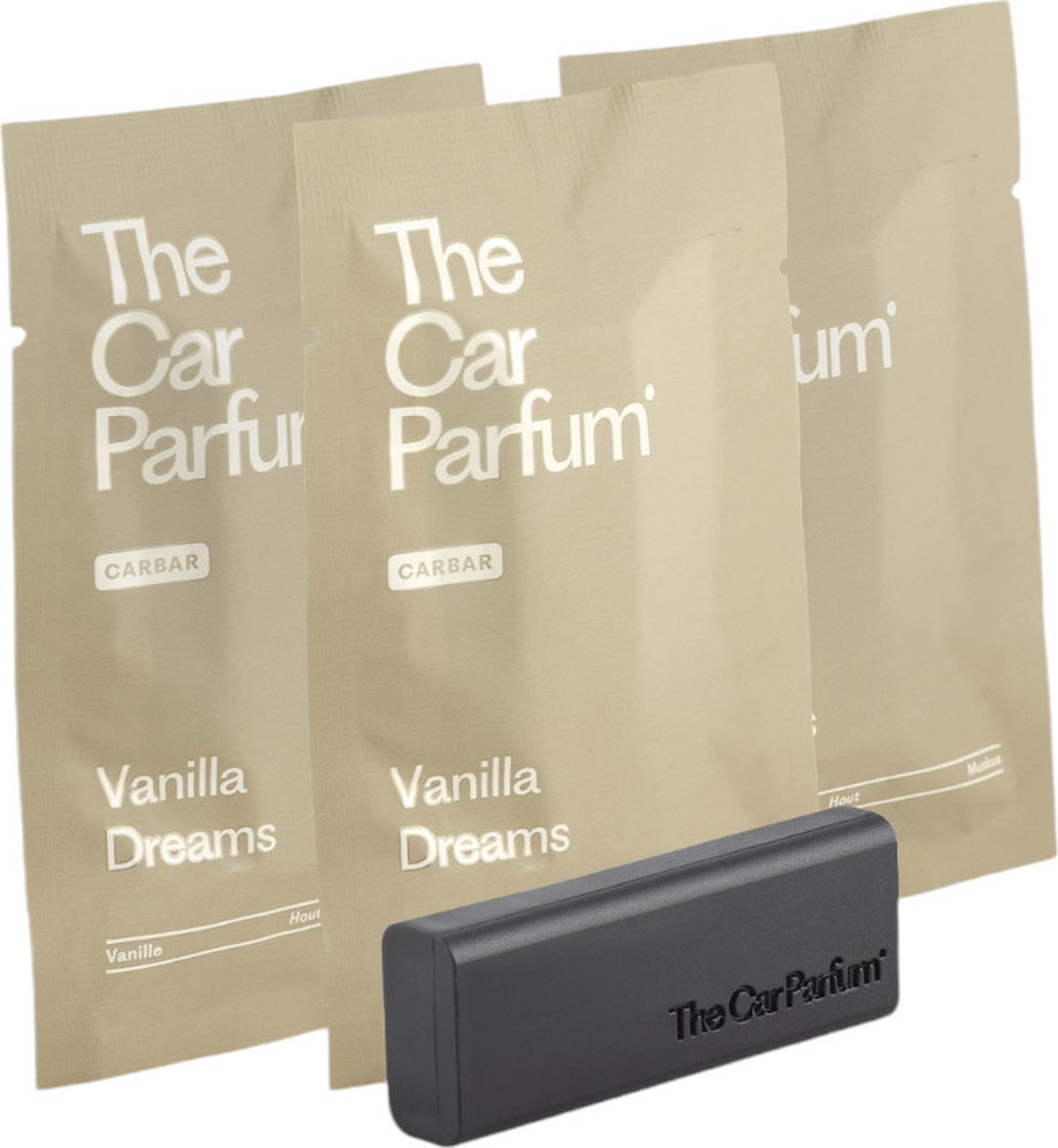 Goedkoopste The Car Parfum Auto Parfum - 3 Navullingen - Auto Geur Met Houder - The CarBar - Auto Geurverfrisser - Vanilla Dreams Set