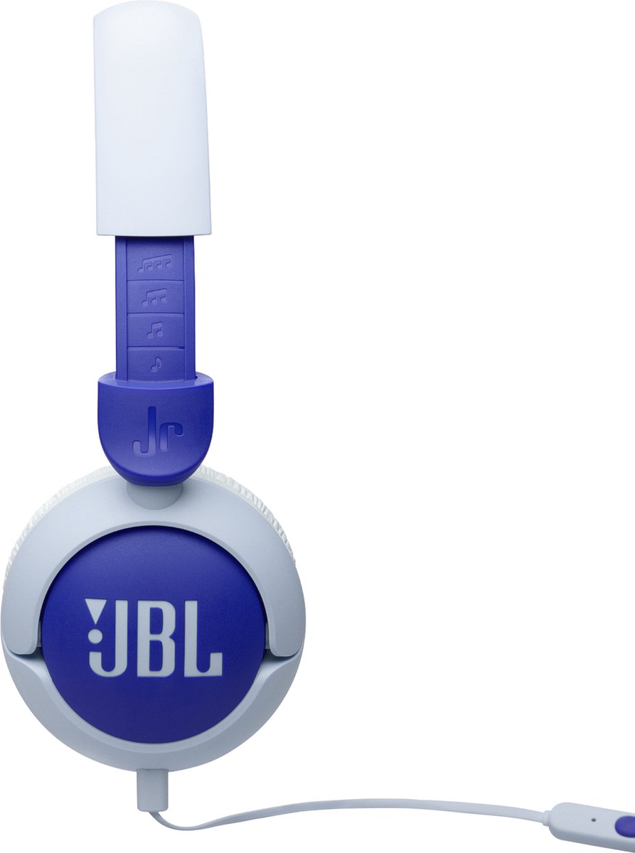 JBL JR 320 - Kinderkoptelefoon - Bedrade Koptelefoon Kind - 85 dB Veilig Volume - On-ear - Met Microfoon - 3.5 mm Jack - Voor School & Tablet - Blauw — afbeelding 6