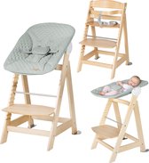 KINDERKRAFT - Baby eetstoel ENOCK grijs