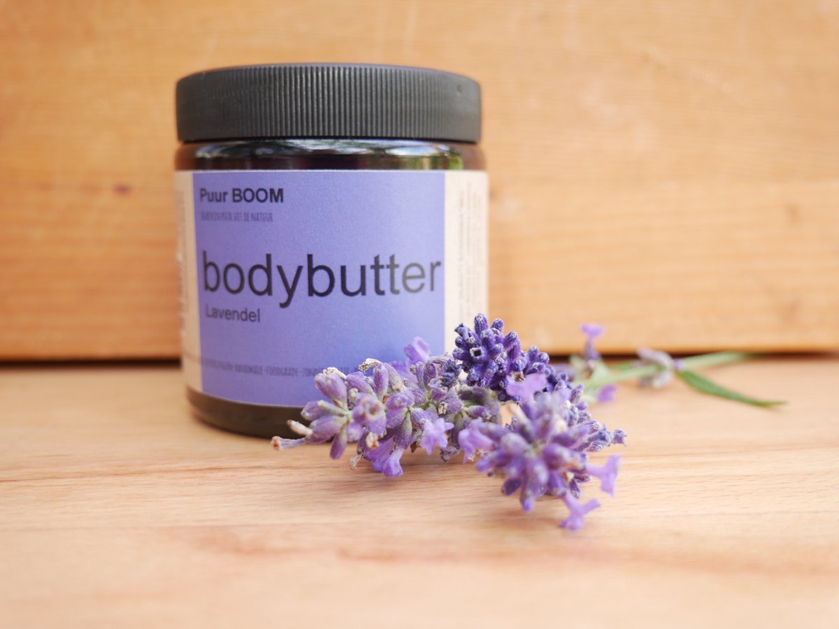Goedkoopste Puur BOOM - Bodybutter Lavendel- natuurlijke lichaamsverzorging- huidverzorging- kruiden uit de natuur