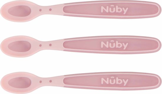 Nuby - Warmtegevoelige babylepels - Kleur niet zelf te kiezen - 3St van Nûby — afbeelding 5