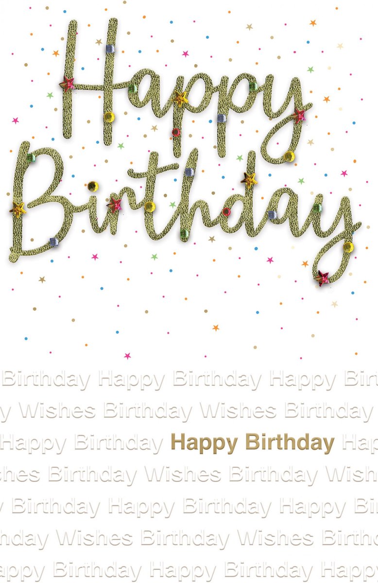 Wenskaart engels Happy birthday jgs786 merk mourik