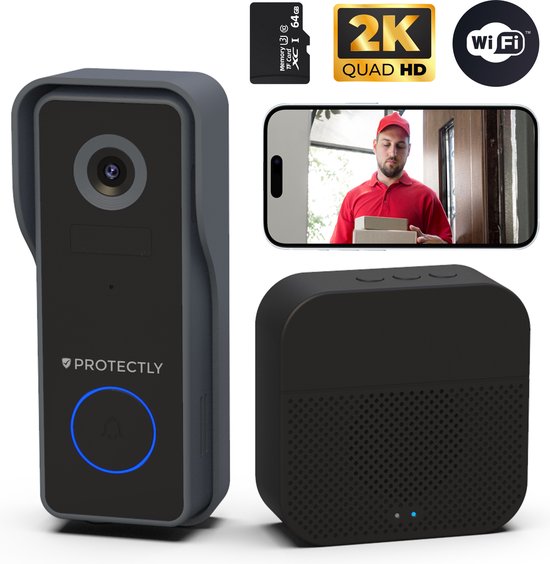 Protectly Draadloze Video Deurbel
