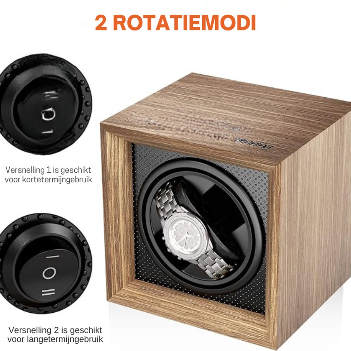Fousenuk Horlogeopwinder, voor automatische horloges, stille motor, 2