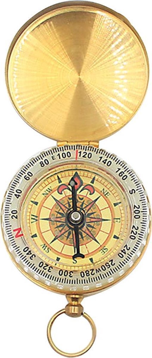 Massief Messing 3-inch Zonnewijzerkompas – Vintage Nautisch Decor, Handgemaakt, Perfect Voor Thuis Of Kantoor