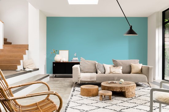 Levis EasyClean - Peinture de mélange contre les rayures noires - Mat - Shady Blue B40 - 5L