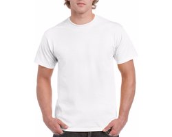 Wit katoenen shirt voor volwassenen S (36/48)