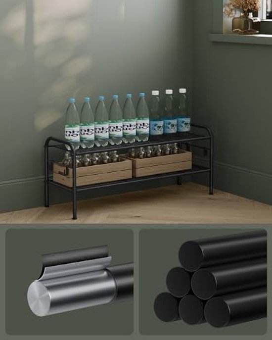 Schoenenhouders voor aan de muur - Set van 4 - Zelfklevend en boren