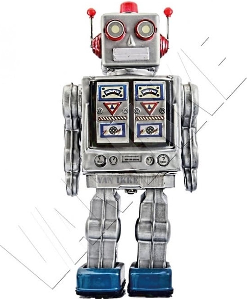 Muursticker Robot