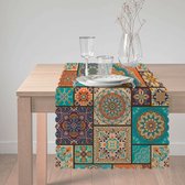Artoid Mode Gele herfst tafelloper zomer wasbaar keuken eettafel decoratie indoor vakantie party decor 40 x 100 cm