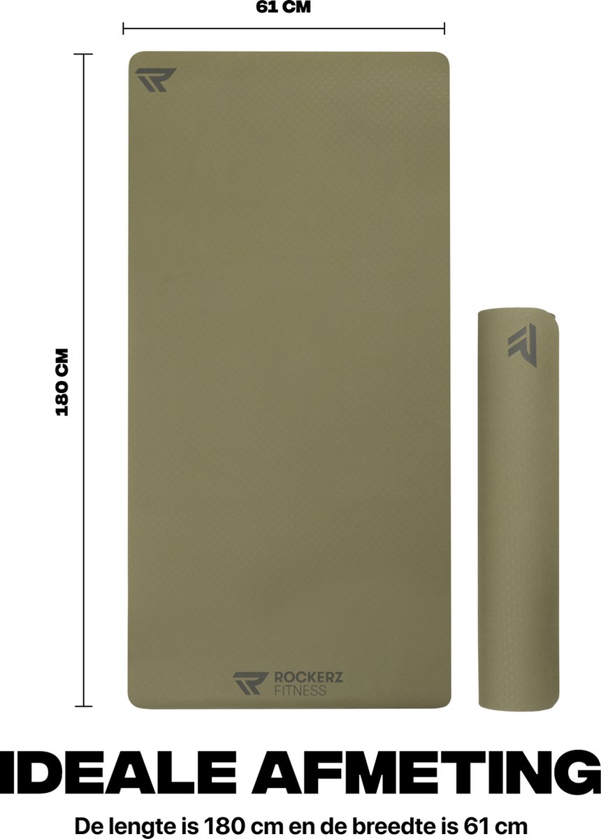 Rockerz Deluxe Yogamat - TPE Anti-slip thumbnail 2