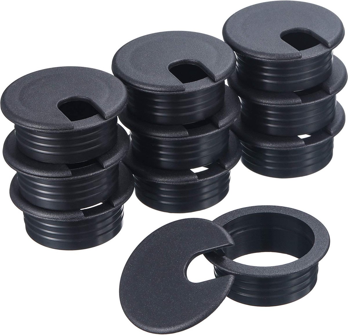 QUARKZMAN 4 stuks kabeldoorvoer voor bureau, 13/16 inch (20