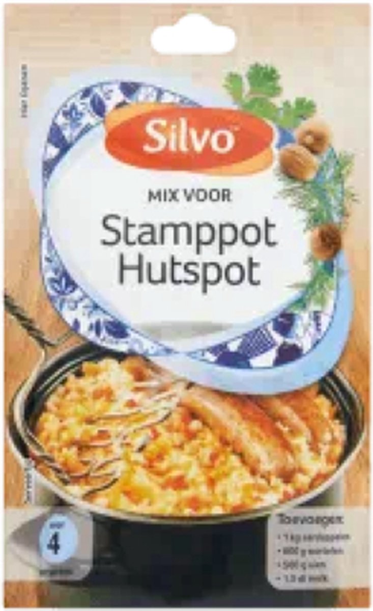 Goedkoopste Silvo® | 10 x Mix voor Hutspot 25 gram | kruidenmix voor stamppot | multipack