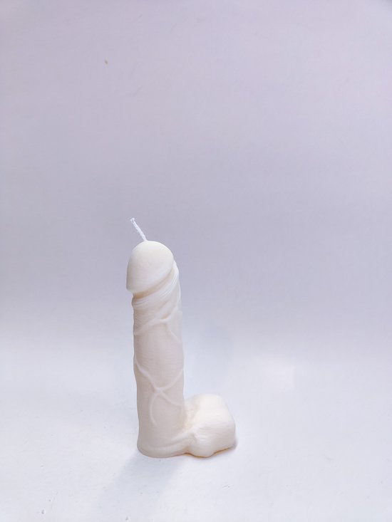 Piemelkaars - Peniskaars - kaars in de vorm van een penis - penis kaars - 15 cm
