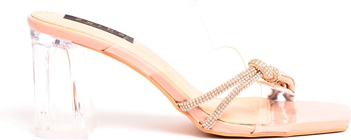 Zerba - Dames Sandalen - Muiltjes - Maat 40 –Zacht Roze Leer – Acerno