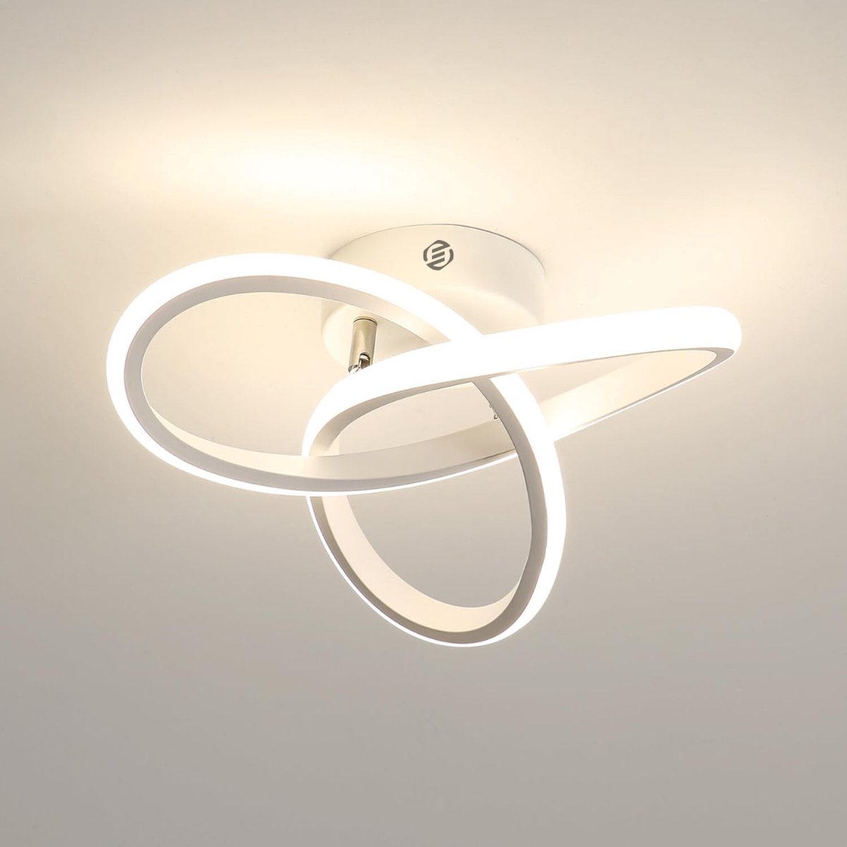 Equivera Plafonaire Lamp - Lamp - Plafond Lamp - Plafonnaire Lamp - Plafondlamp Wit