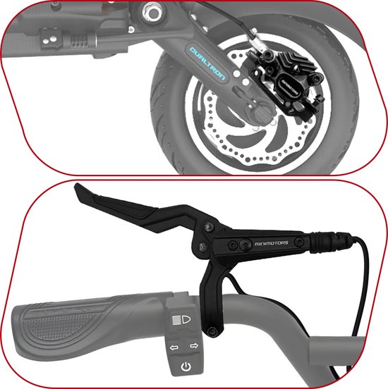Remschijf, aluminium mini-scooter schijfremset achter remschijf remklauw
