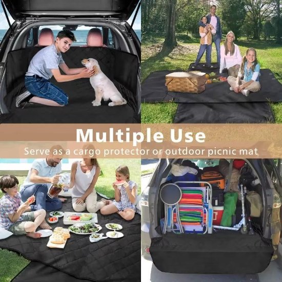 Kofferbak Hond Mat Voor Renault Kadjar 2015-2024, Antislip Antifouling Waterdichte Huisdier Auto Kofferbak Liner Met Zijbumper Bescherming Accessoires,C