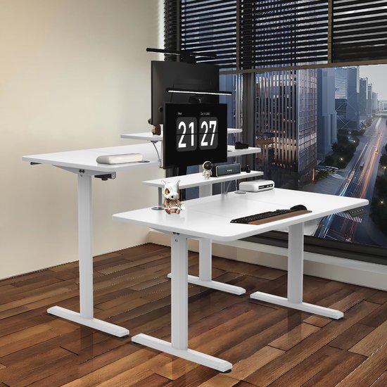 In hoogte verstelbare Bureau met een breedte van 125 tot 150 cm kopen? Kijk snel In hoogte verstelbare Bureau met een breedte van 125 tot 150 cm kopen? Kijk snel